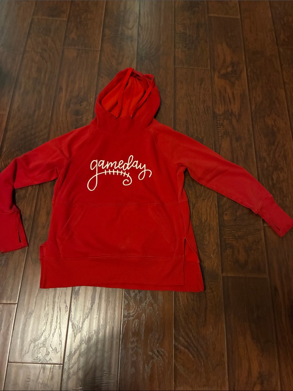 Red Gameday Hoodie Sweatshirt - Women's Pullover